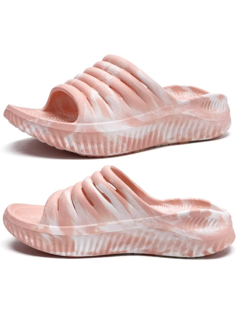 🆕 Women's Camo Pink Sandals With Comfortable Arch Support Sport Slides Casual